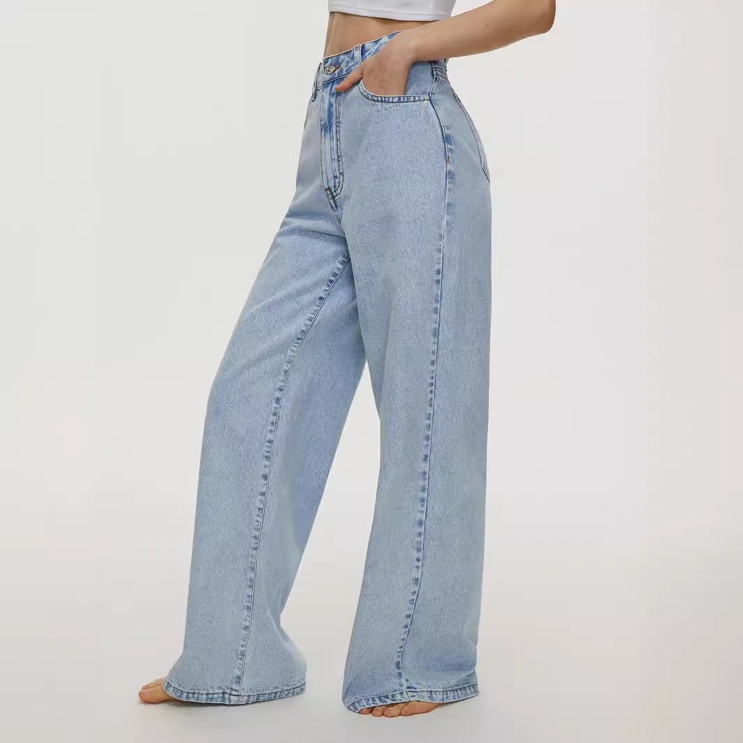 High - Rise Wide Leg Jeans - TayDiane