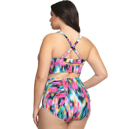 High - Waisted Curvy Bikini Swimsuit - TayDiane