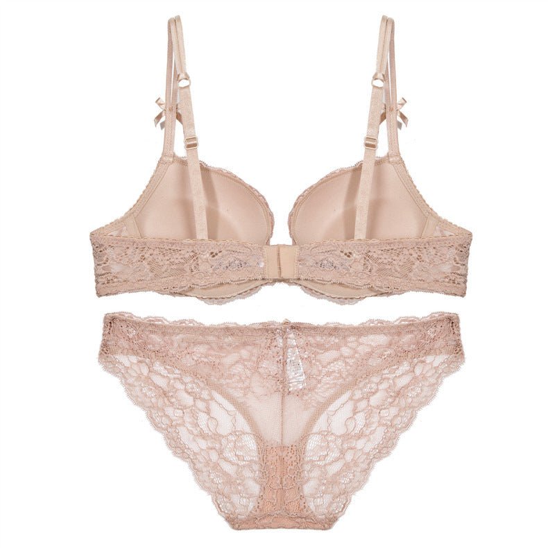 Lace Seduction Push up Padded Bra Set - TayDiane