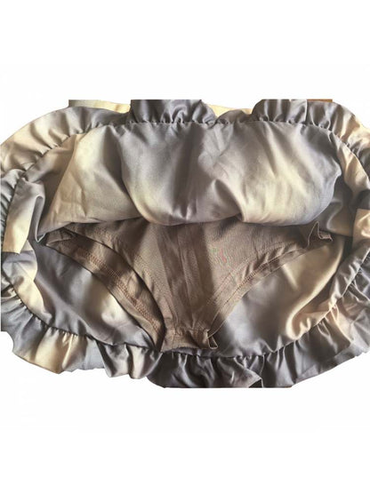 Lapel Zip Cropped Jacket & Bubble Cargo Skirt Set - TayDiane