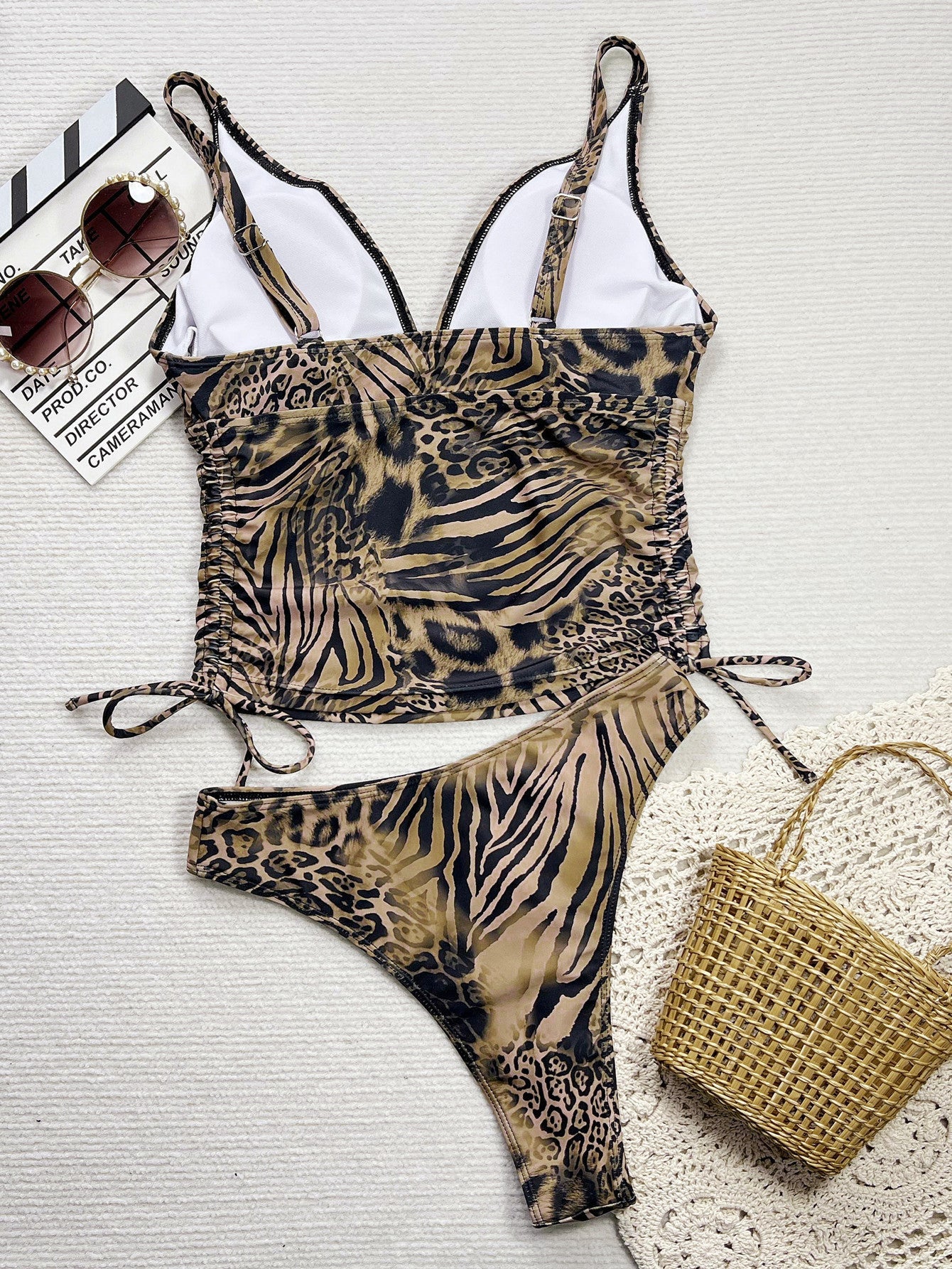 Leopard Print Bikini Swimsuit - TayDiane