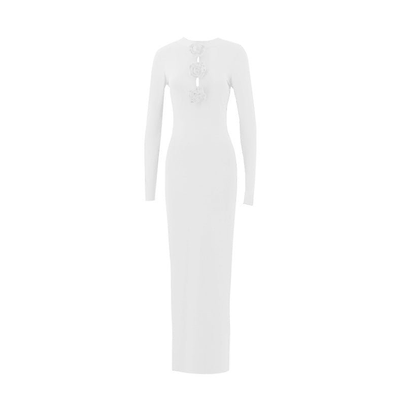 Luna Rose Keyhole Maxi Dress - TayDiane