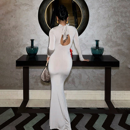 Luna Rose Keyhole Maxi Dress - TayDiane