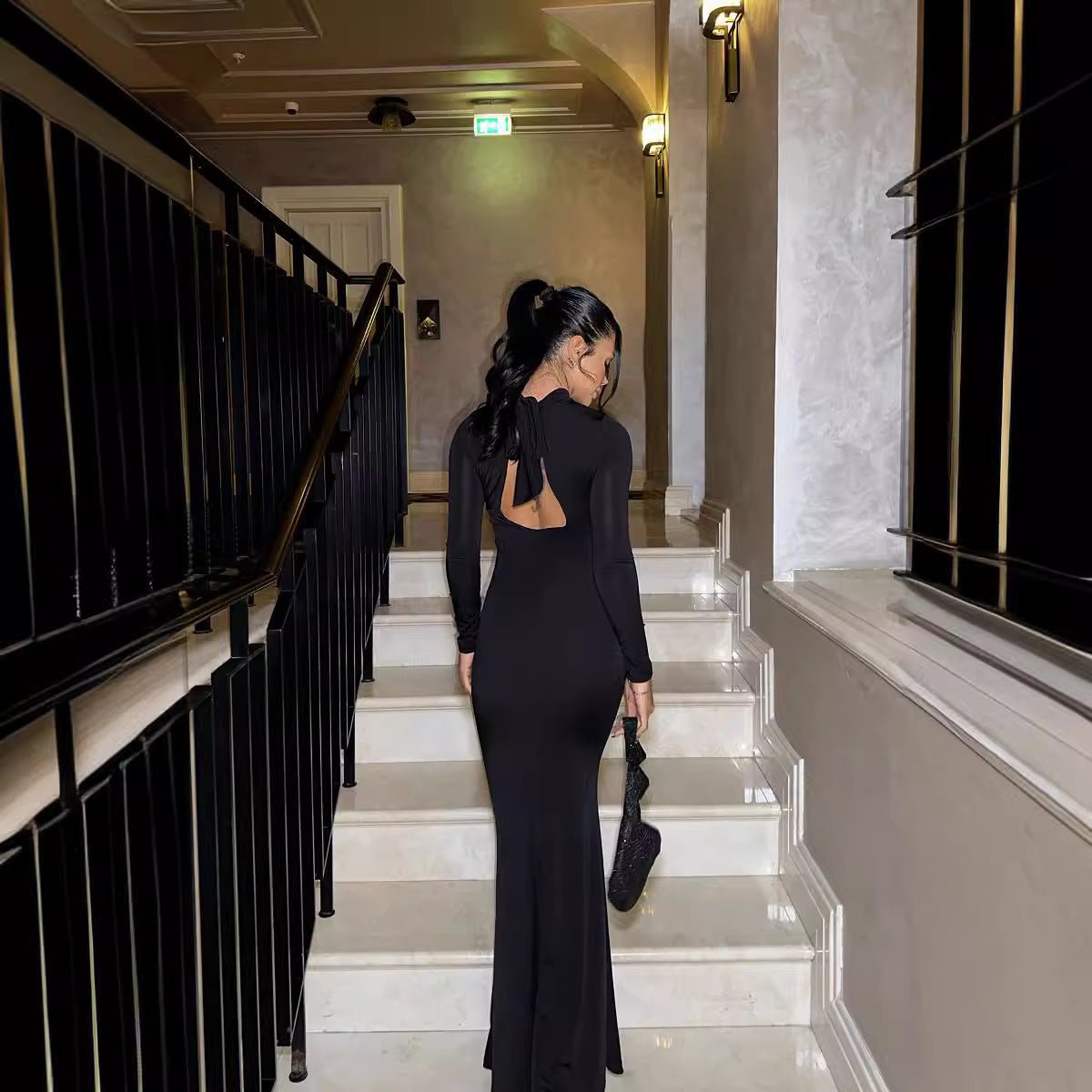 Luna Rose Keyhole Maxi Dress - TayDiane