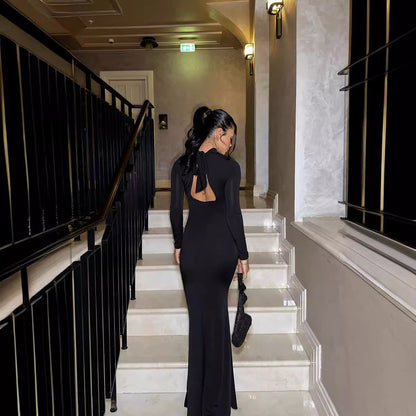 Luna Rose Keyhole Maxi Dress - TayDiane