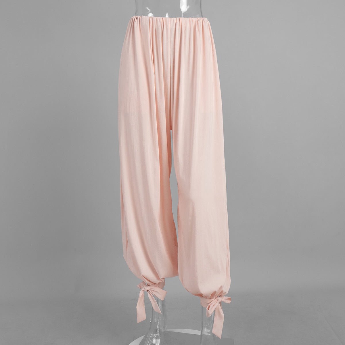 Luxe Flow Satin Harem Pants - Taydiane