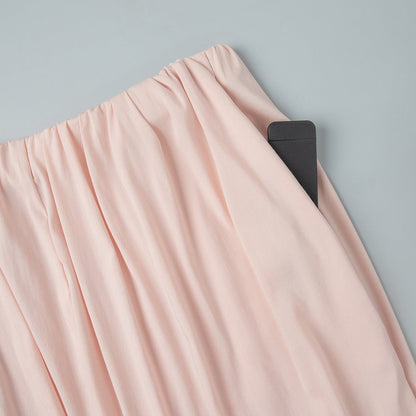 Luxe Flow Satin Harem Pants - Taydiane