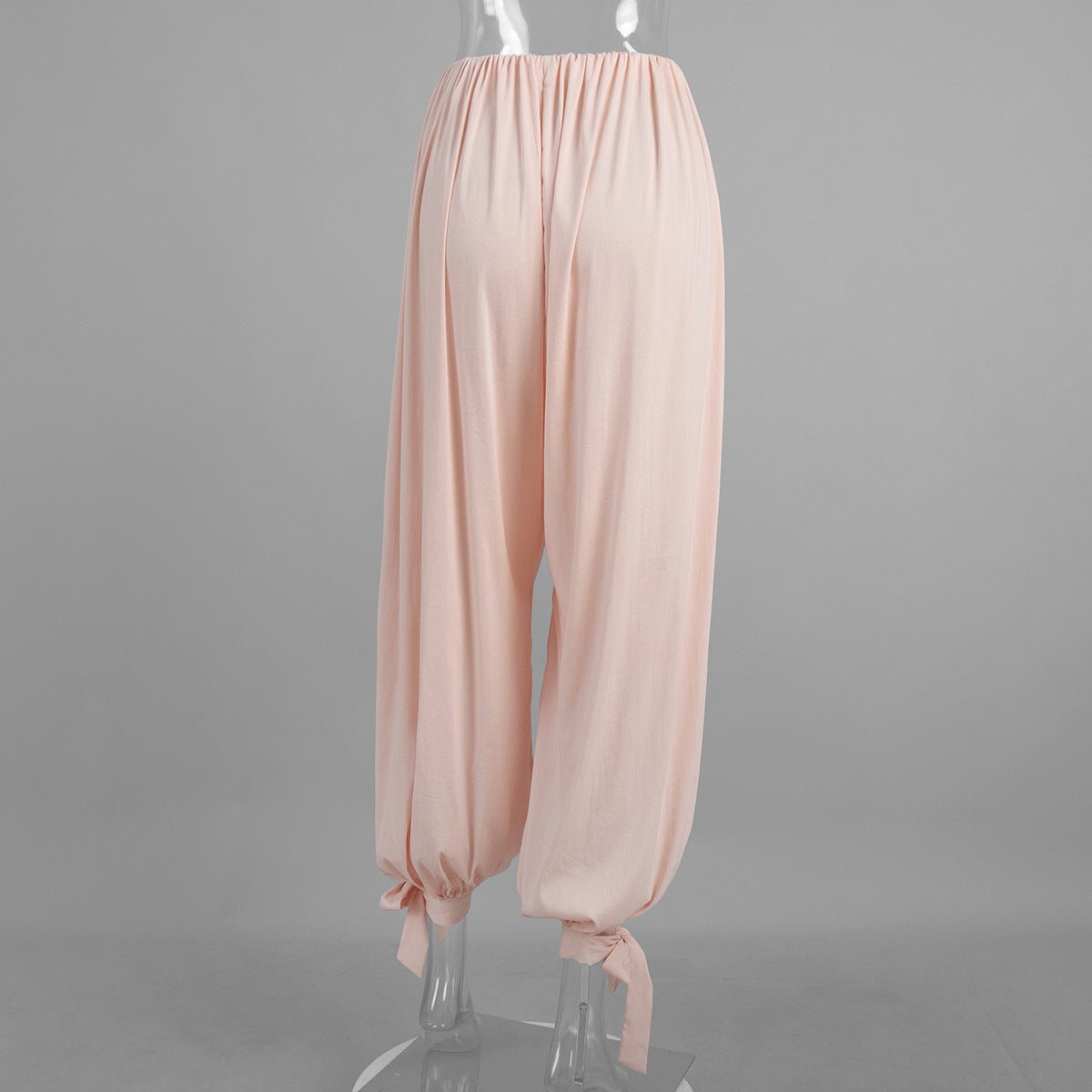 Luxe Flow Satin Harem Pants - Taydiane