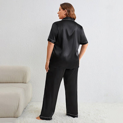Luxe Nights Satin Lounge Set - Taydiane