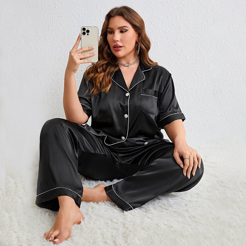 Luxe Nights Satin Lounge Set - Taydiane