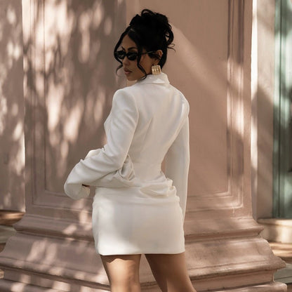 Main Attraction Blazer Mini Dress - Taydiane