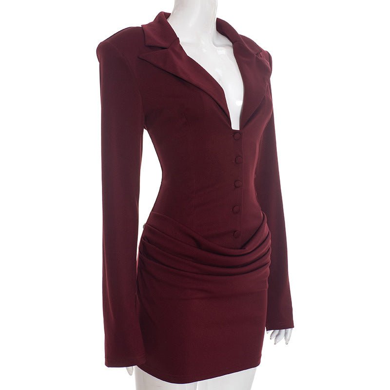 Main Attraction Blazer Mini Dress - Taydiane