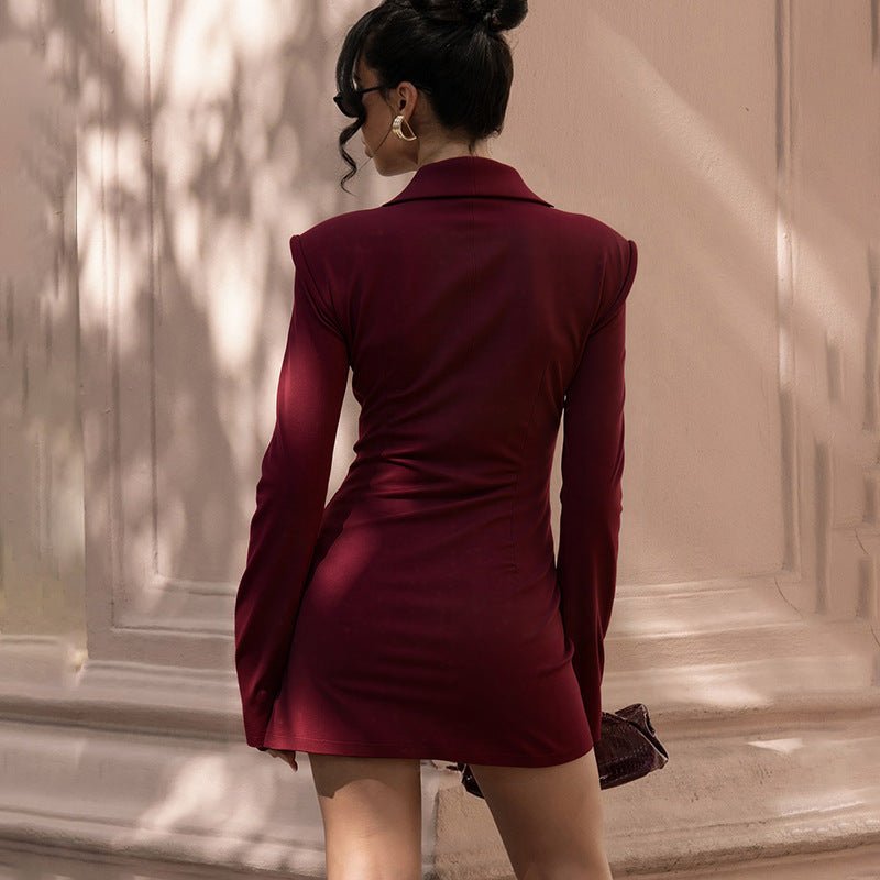 Main Attraction Blazer Mini Dress - Taydiane