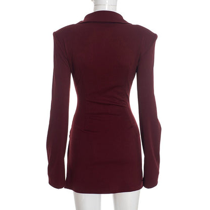 Main Attraction Blazer Mini Dress - Taydiane