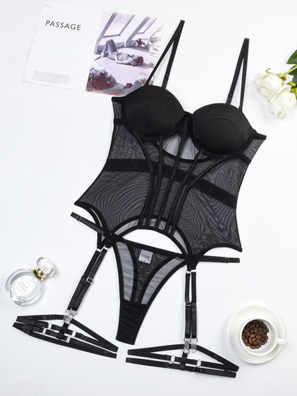 Mesh Breathable Body shaping Lingerie Set - TayDiane