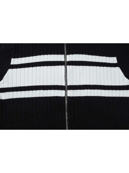 Midnight Motion Colorblock Zipper Top - TayDiane