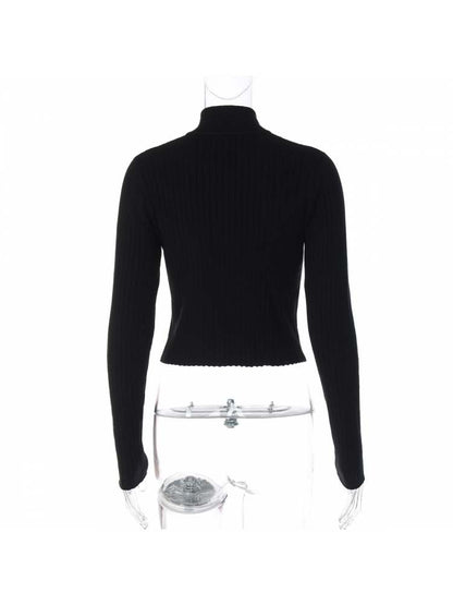 Midnight Motion Colorblock Zipper Top - TayDiane