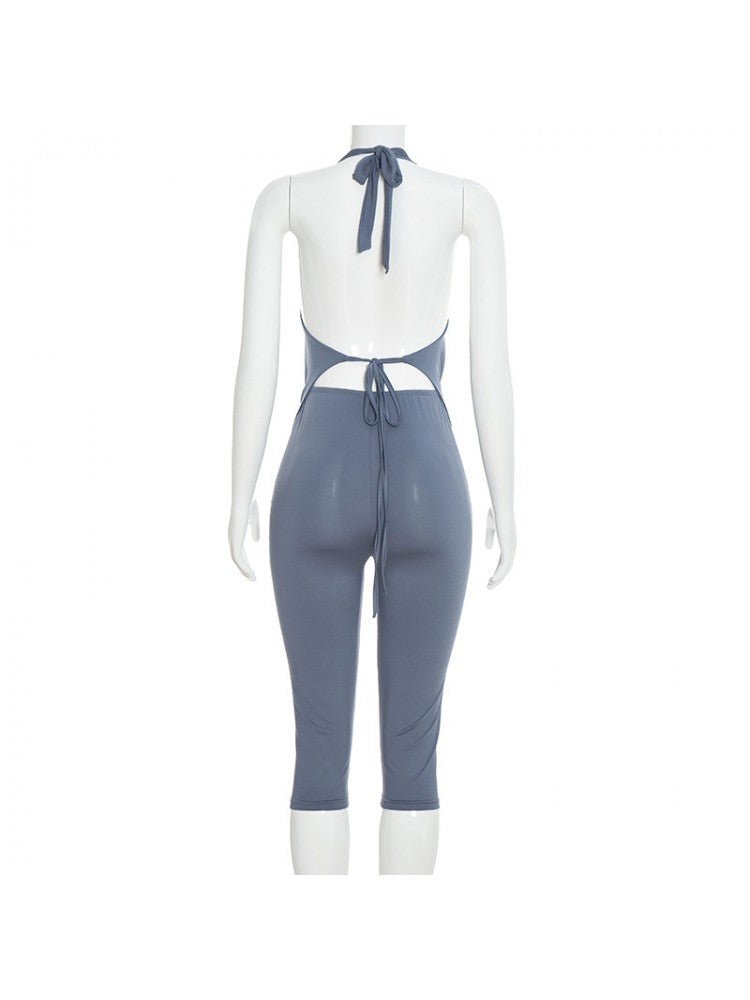 Midnight Temptation Capri Romper - Taydiane