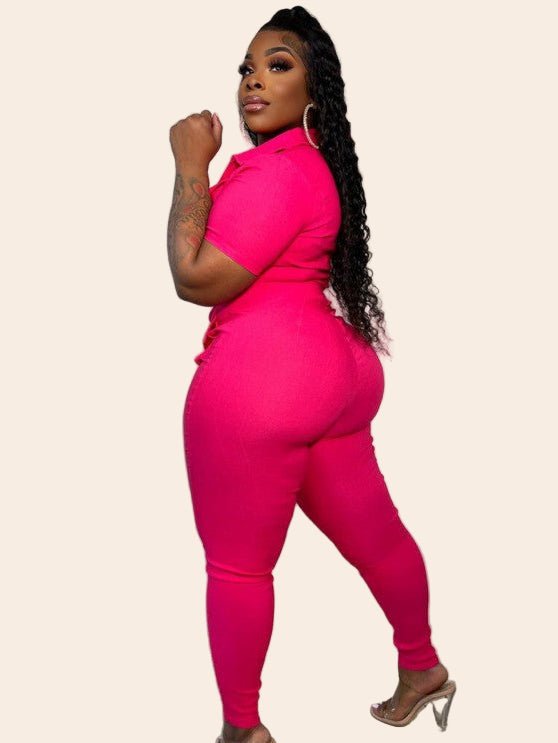 Milan Zip - Front Utility Jumpsuit - TayDiane