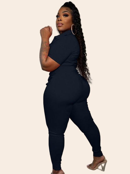 Milan Zip - Front Utility Jumpsuit - TayDiane