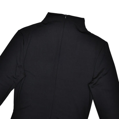 Mock - Neck Cutout Maxi Dress - TayDiane