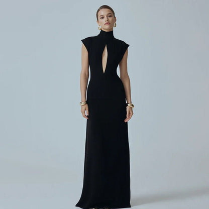Moonlit Affair Lace-Back Maxi Dress - Taydiane
