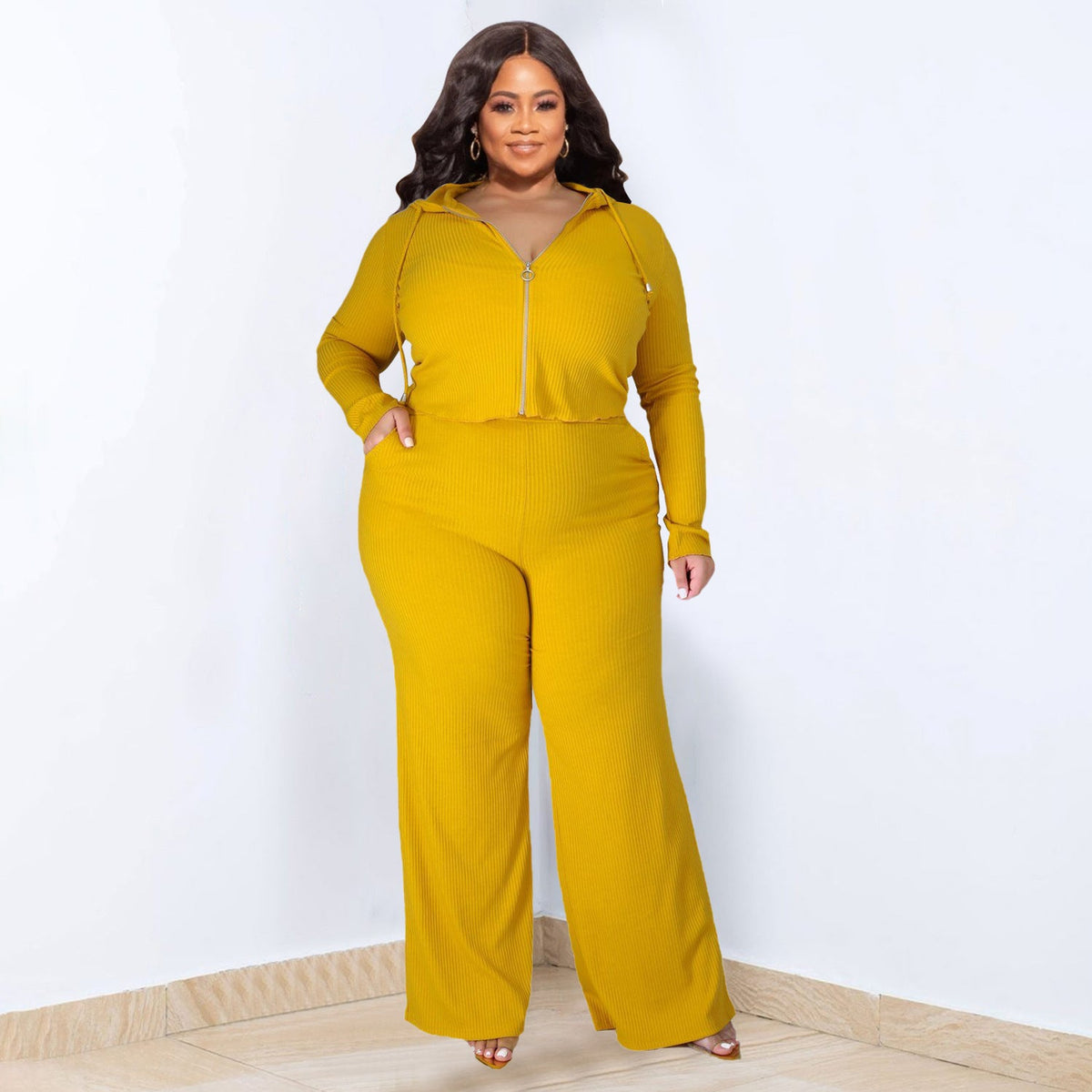 Off-Duty Chic Three-Piece Set - Taydiane