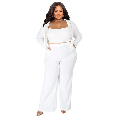Off-Duty Chic Three-Piece Set - Taydiane