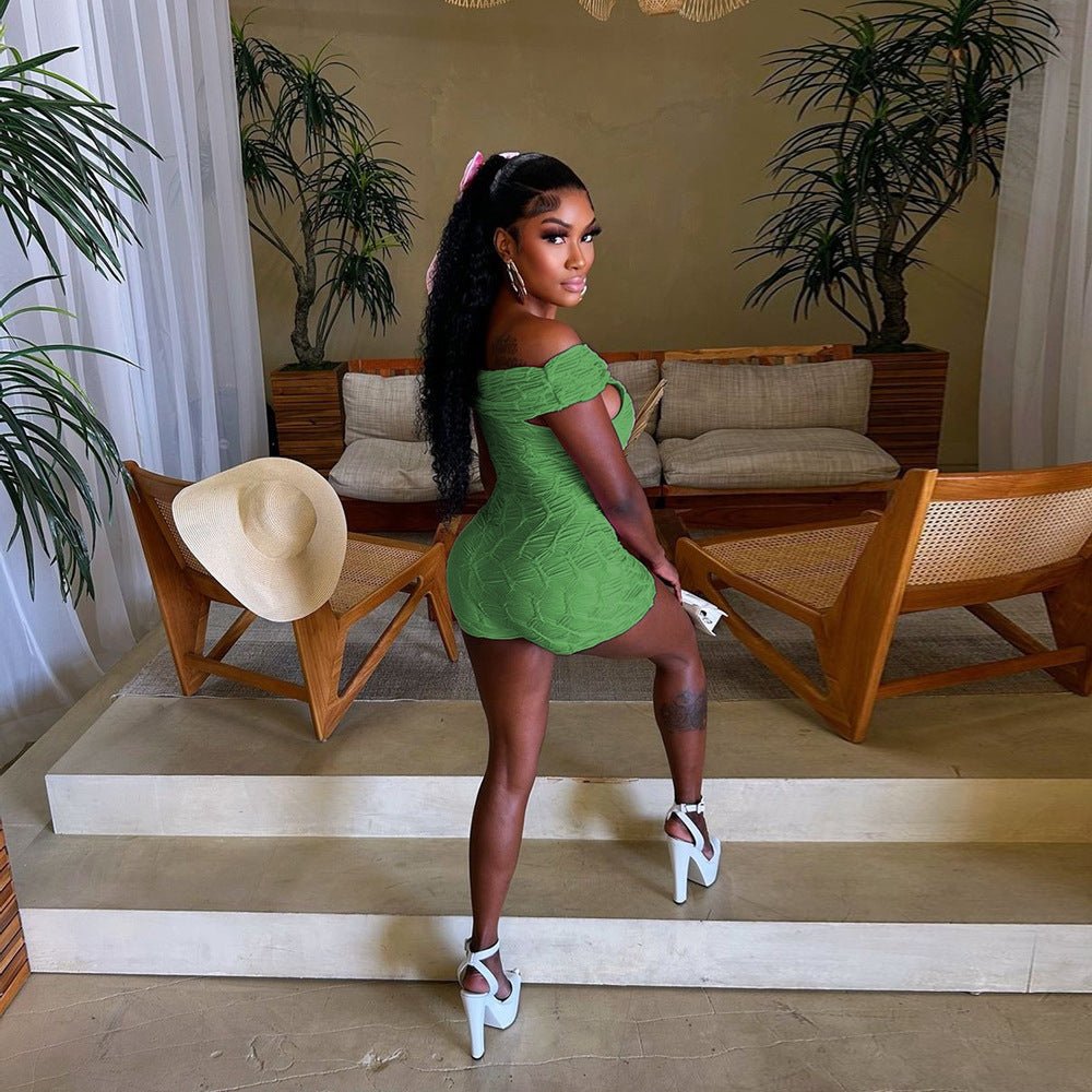 Off Shoulder Sexy Cutout Jumper - TayDiane