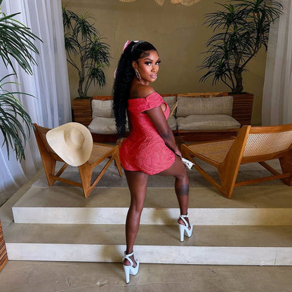 Off Shoulder Sexy Cutout Jumper - TayDiane