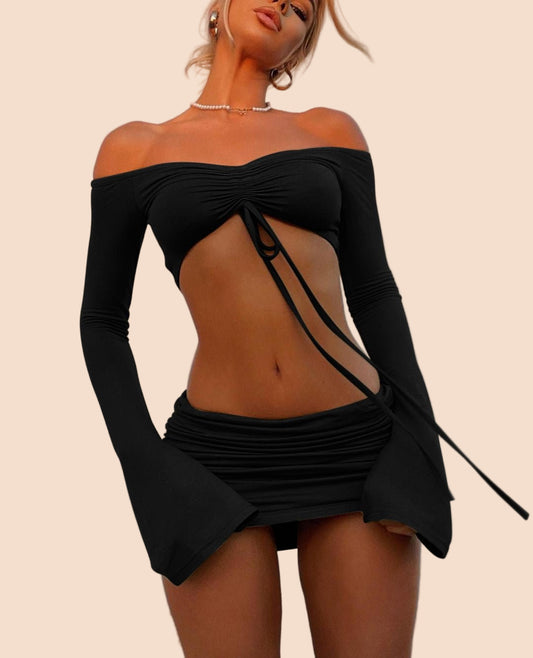 Off - Shoulder Two - Piece Set - TayDiane
