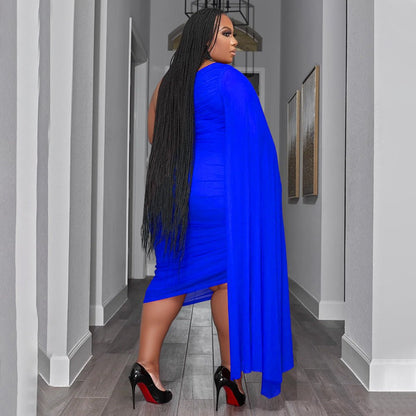 One Shoulder Cutout Skirt Set - Taydiane