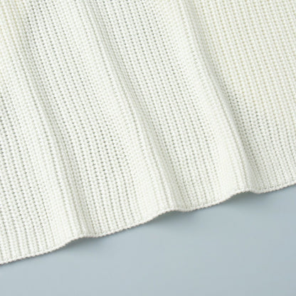 Open - Back Chunky Turtleneck Sweater - TayDiane