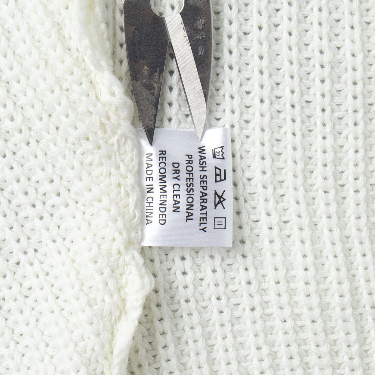 Open - Back Chunky Turtleneck Sweater - TayDiane