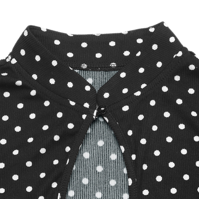 Polka Dot Charm Bodysuit - Taydiane