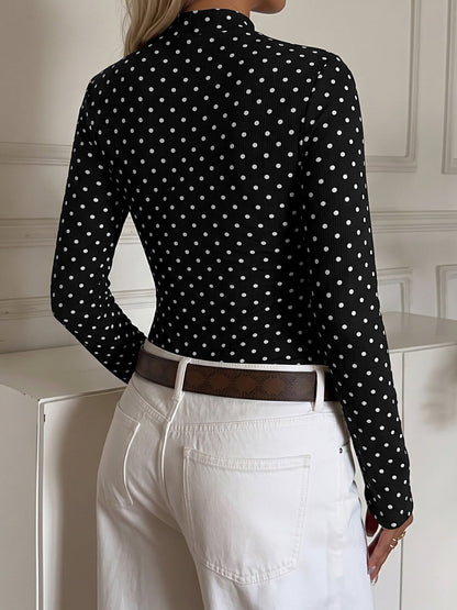 Polka Dot Charm Bodysuit - Taydiane