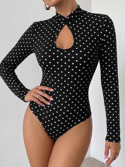 Polka Dot Charm Bodysuit - Taydiane