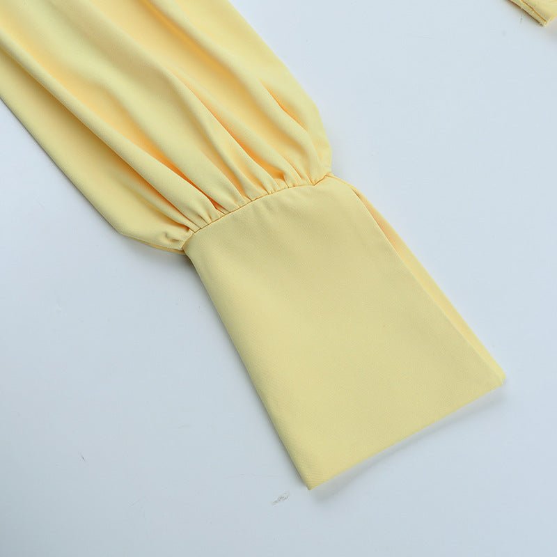 Power Play Plunge Mini Dress - Daring & Chic - TayDiane