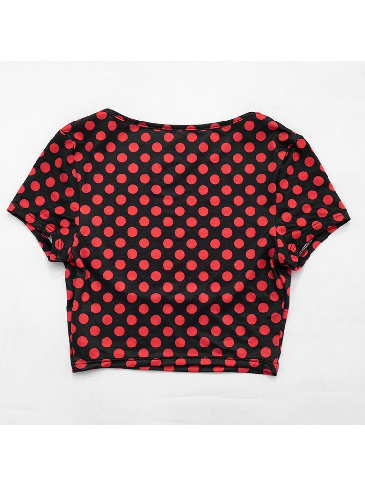 Retro Glam Polka Dot Capri 3 - Piece Set - Taydiane