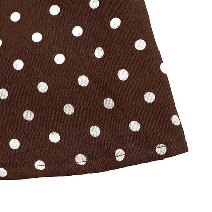 Retro Polka Dot Halter Swing Dress - Taydiane
