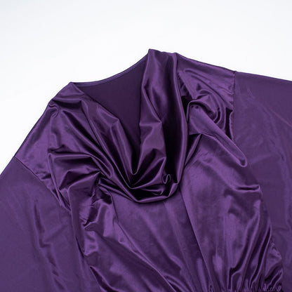 Royal Draped Batwing Mini Dress - TayDiane