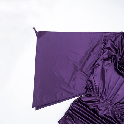 Royal Draped Batwing Mini Dress - TayDiane