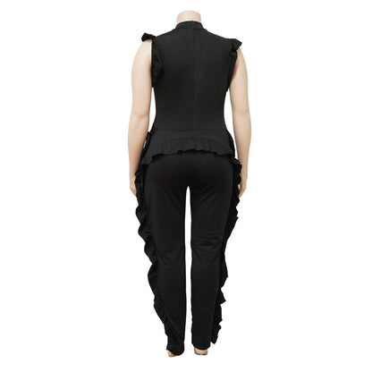 Ruffle Confidence Jumpsuit - TayDiane