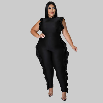 Ruffle Confidence Jumpsuit - TayDiane