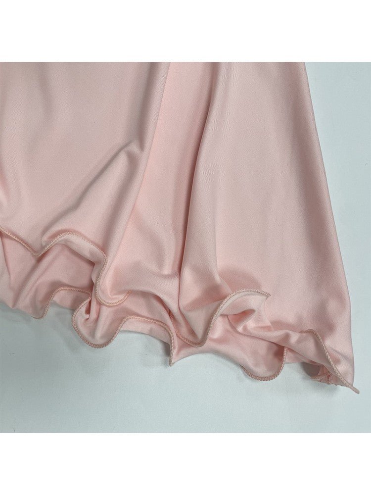 Ruffle Sleeve Split Hem Maxi Dress - Taydiane