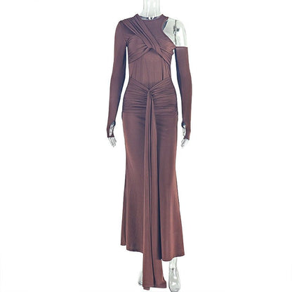 Serving Looks - One Shoulder at A time Maxi Dress - TayDiane