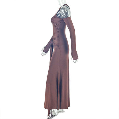 Serving Looks - One Shoulder at A time Maxi Dress - TayDiane