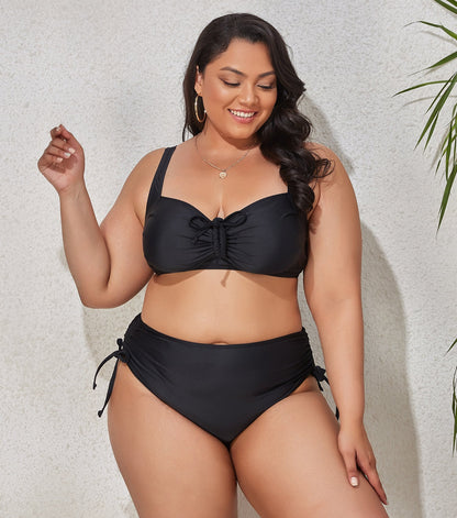 Sexy Curvy Floral Bikini Swimsuit - TayDiane