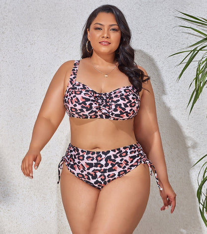 Sexy Curvy Floral Bikini Swimsuit - TayDiane