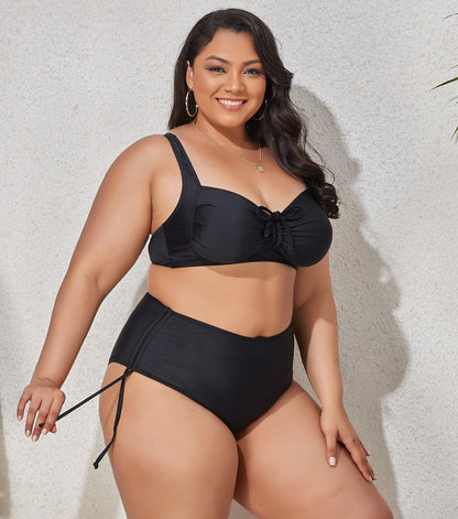 Sexy Curvy Floral Bikini Swimsuit - TayDiane